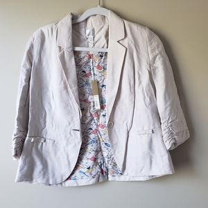 LC cream fitted blazer